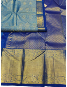 ARNI SILK HALF FINE ZARI SAREE WITH BLOUSE