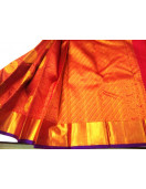 ARNI SILK HALF FINE ZARI SAREE WITH BLOUSE