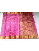 ARNI SILK HALF FINE ZARI SAREE WITH BLOUSE