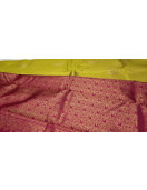 ARNI SILK HALF FINE ZARI SAREE WITH BLOUSE