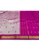 ARNI SILK HALF FINE ZARI SAREE WITH BLOUSE