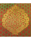 ARNI SILK HALF FINE ZARI SAREE WITH BLOUSE