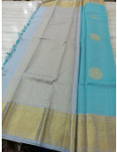 ARNI SILK HALF FINE ZARI SAREE WITH BLOUSE