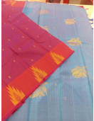 ARNI SILK HALF FINE ZARI SAREE WITH BLOUSE