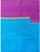 ARNI SILK HALF FINE ZARI SAREE WITH BLOUSE