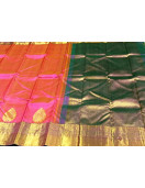 ARNI SILK HALF FINE ZARI SAREE WITH BLOUSE