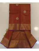 ARNI SILK HALF FINE ZARI SAREE WITH BLOUSE