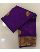 ARNI SILK HALF FINE ZARI SAREE WITH BLOUSE