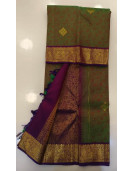ARNI SILK HALF FINE ZARI SAREE WITH BLOUSE