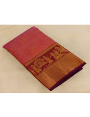 ARNI SILK HALF FINE ZARI SAREE WITH BLOUSE