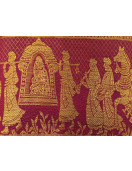 ARNI SILK HALF FINE ZARI SAREE WITH BLOUSE