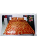 BEDSHEET BARMER PRINTED 90X108 2 PILLOW COVER