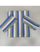 BEDSHEET STRIPE 90X108 2 PILLOW COVER