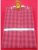 PL COTTON STRIPE CHECK SHIRTS 44 HS