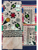 BEDSHEET MEERUT PRINTED 60X90 2 PILLOW COVER