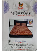 BEDSHEET BARMER PRINTED 90X108 2 PILLOW COVER