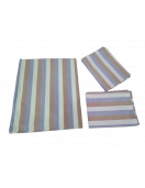 BEDSHEET STRIPE 60X90 2 PILLOW COVER