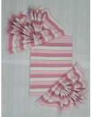 BEDSHEET STRIPE 72X100 2 PILLOW COVER