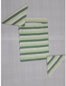 BEDSHEET STRIPE 72X100 2 PILLOW COVER