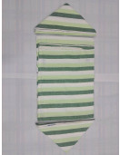 BEDSHEET STRIPE 72X100 2 PILLOW COVER