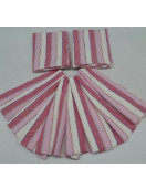 BEDSHEET STRIPE 72X100 2 PILLOW COVER