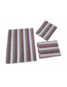 BEDSHEET STRIPE 60X90 2 PILLOW COVER