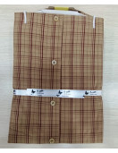 PL COTTON STRIPE CHECK SHIRTS 42 HS