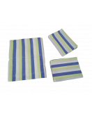 BEDSHEET STRIPE 90X108 2 PILLOW COVER