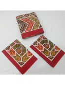 BEDSHEET JAIPUR PRINTED 90X108 2 PILLOW COVER
