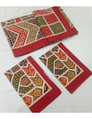 BEDSHEET JAIPUR PRINTED 90X108 2 PILLOW COVER