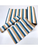 BEDSHEET STRIPE 90X108 2 PILLOW COVER