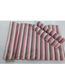 BEDSHEET STRIPE 60X90 2 PILLOW COVER