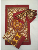 BEDSHEET JAIPUR PRINTED 72X100 2 PILLOW COVER