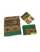 BEDSHEET JAIPUR PRINTED 90X108 2 PILLOW COVER