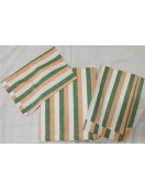 BEDSHEET STRIPE 90X108 2 PILLOW COVER