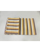 BEDSHEET STRIPE 90X108 2 PILLOW COVER