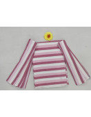 BEDSHEET STRIPE 72X100 2 PILLOW COVER
