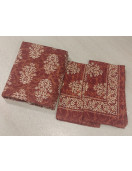BEDSHEET BARMER PRINTED 90X108 2 PILLOW COVER