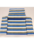 BEDSHEET STRIPE 90X108 2 PILLOW COVER