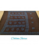 PL COTTON SAREES WITH WAX DOT PRINT DESIGNS