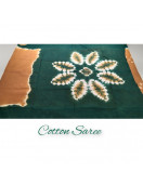 PL COTTON SAREES WITH WAX DOT PRINT DESIGNS