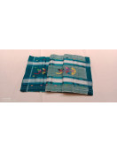SAREES TIRUNELVELI RAYONxCOTTON Mix CHEDI BUTTA 550 cms SLNC
