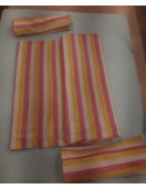 BEDSHEET STRIPE 60X90 2 PILLOW COVER