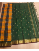 THIRUBHUVANAM HF ZARI SILK SAREE 550 MTS