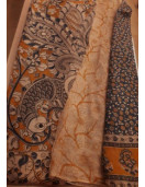 KALAMKARI PRINTED COTTON SAREE