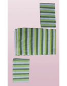 BEDSHEET STRIPE 90X108 2 PILLOW COVER