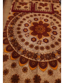 BEDSHEET JAIPUR PRINTED 90X108 2 PILLOW COVER