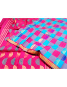 SOFT SILK SAREE WITH BLOUSE