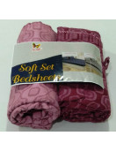 BEDSHEET ERODE JACQUARD PILLOW SET