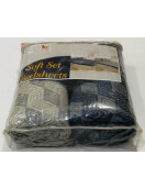 BEDSHEET ERODE JACQUARD PILLOW SET